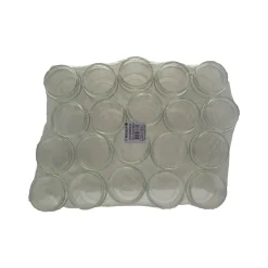 20 Pots verre cylindrique 250 g (228 ml) TO 63