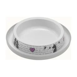 ANIMALLPARADISE - Ecuelle blanche cats in love 210 ml pour chat
