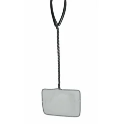 ANIMALLPARADISE - Epuisette filet blanc, maille fine, 12 cm x 11 x 37 cm, aquarium