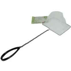 ANIMALLPARADISE - Epuisette filet blanc, maille fine, 15 cm x 13 x 40 cm, aquarium