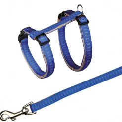 ANIMALLPARADISE - Harnais softline elégance 27-44 cm, avec laisse couleurs aléatoires pour ch