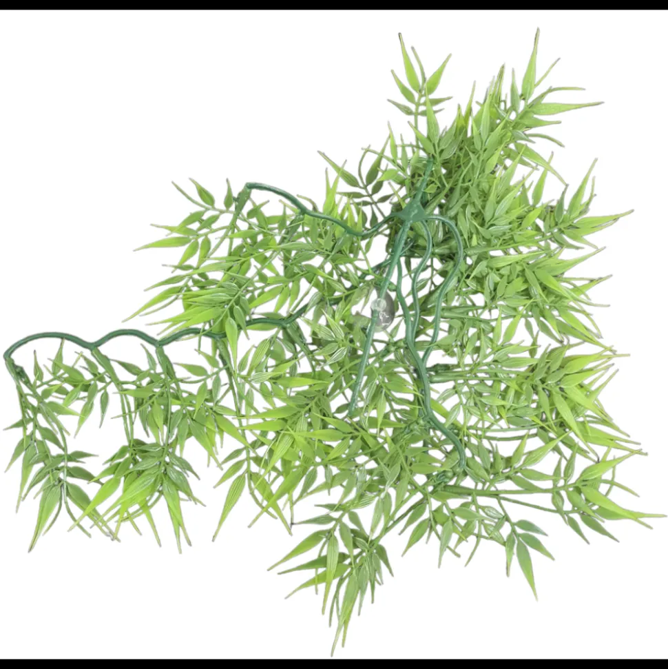 ANIMALLPARADISE - Plante en plastique feuilles de bambou d'environs 46 cm.