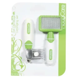 ANIMALLPARADISE - Set démêlage carde douce et démêloir pour lapins, furets, hamsters