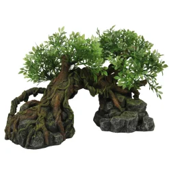 AQUA DELLA - Décor arbre jungle 22.5x11.5x13cm