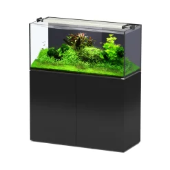 AQUATLANTIS - Aquarium avec meuble Aquaview 120 noir -120x50x55 cm 330 L