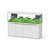 AQUATLANTIS - Aquarium avec meuble LED Splendid 200 blanc - 200x50x61 cm 603 L
