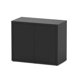 AQUATLANTIS - Meuble d'aquarium avec 2 portes Sublime 100 Noir L.100xP.50xH.83cm
