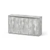 AQUATLANTIS - Meuble pour aquarium Splendid 150 en bois béton - 39,8x149x83 cm