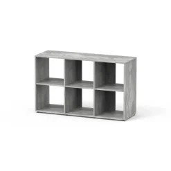 AQUATLANTIS - Meuble pour aquarium Splendid Standard bois béton - 39,8x120,4x73 cm