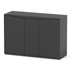 AQUATLANTIS - Meuble pour aquarium Splendid 2 portes Noir L.120xP.40xH.83cm