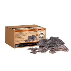AQUAVIE - Kit de décoration Pierres Zébrée Mountain pour Aquarium de 60-90L
