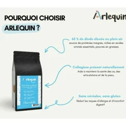 ARLEQUIN IRRESISTIBLE - Croquette chien superfood - sans céréales - arlequin irrésistible - dinde élevée en plein air 2 kg