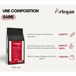 ARLEQUIN IRRESISTIBLE - Croquette chien petite race superfood sans céréales arlequin irrésistible boeuf angus 6 kg