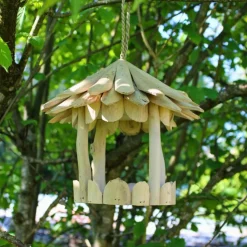 ARTXLIGHT - Mangeoire en bois d'albésia à suspendre