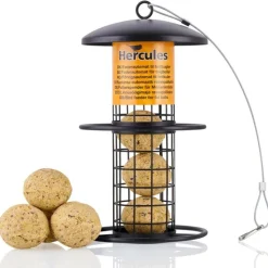 BB LOISIR - Mangeoire oiseaux extérieur à suspendre pour oiseaux sauvages pour jardin balcon distributeur de nourriture«34717 nourri-silo»