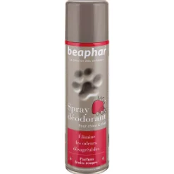 BEAPHAR - Spray déodorant parfum fruits rouges pour chien : 250 ml