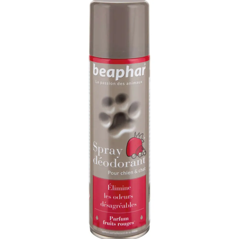 BEAPHAR - Spray déodorant parfum fruits rouges pour chien : 250 ml