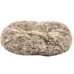 BOBBY - Coussin pour chien oval ''Poilu'' bicolore 103x72cm