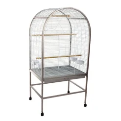 Cage 7ème ciel pour oiseaux : Chocolat L78xl60xh157 cm