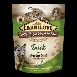 CARNILOVE - Carnilove - pâtées sans céréales canard pour chien 300g