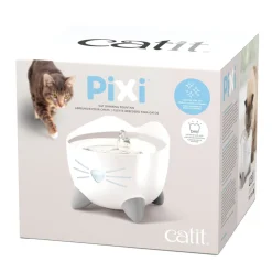 CAT IT - Abreuvoir Pixi pour chat 20x20x17cm blanc