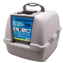 CAT IT - Maison de toilette bac a litiere pour chat - catit - airsift jumbo - systeme de filtration intégré - l. 57 x l. 50 x h. 46,5 c