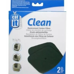 CAT IT - Recharge 2 filtres charbon pour maison de toilette