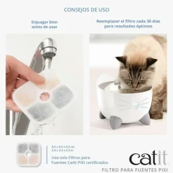 CATIT - Cat it lot de 6 filtres de rechange pour fontaine 43722