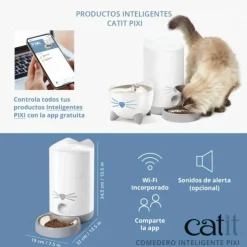 CATIT - Catit pixi - smart feeder automatique pour chats, contrôlé par une application