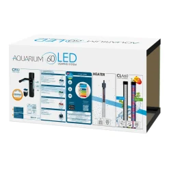CIANO - Aquarium équipé noir - 60 litres