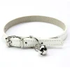 Collier pour chat avec clochette en cuir pu-XS
