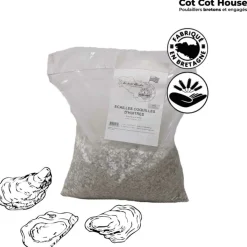 COT COT HOUSE - Écailles de coquilles d'huîtres origine bretagne 5kg