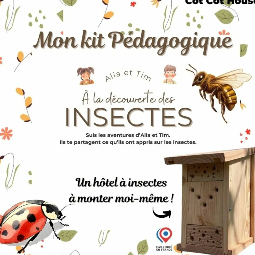 COT COT HOUSE - Kit pédagogique - insectes