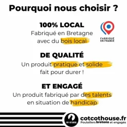 COT COT HOUSE - Nichoir à oiseaux en kit pour rouge-gorge