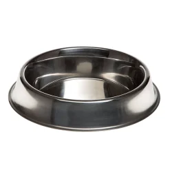 Écuelle acier inox bord relevé anti-dérapant chiens chats ferplast supernova