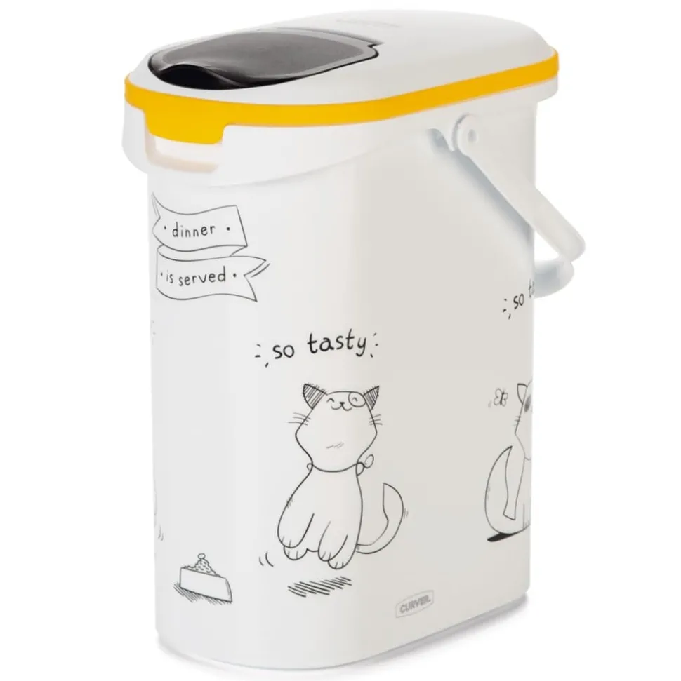 CURVER - Récipient alimentaire dinner is served pour chats 10 l