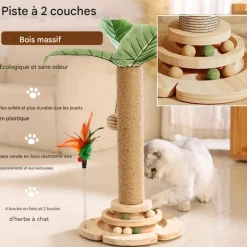 DOWNYPAWS - 5 en 1arbre à chat