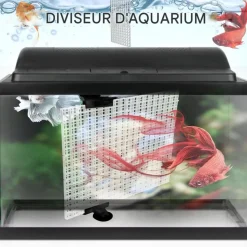 DOWNYPAWS - Accessoires d'aquarium-grille pour aquarium ventouse-8 pièces 30*15cm 10 clips gratuits