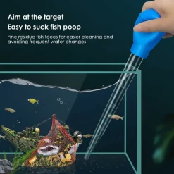 DOWNYPAWS - Aspirateur à détritus pour aquarium - 28.5cm