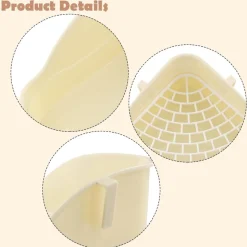 DOWNYPAWS - Bac à litière - triangulaire amovible