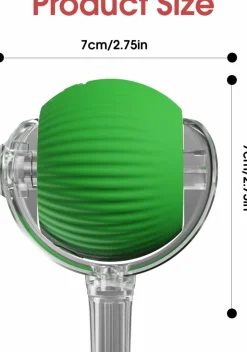 DOWNYPAWS - Balle jouet électrique à mouvement bionique pour chat, stimule l'instinct de chasse