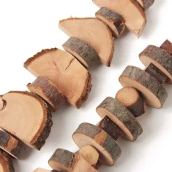 DOWNYPAWS - Boucles de bois de pomme pour rongeurs, snacks et jouets de mastication semi-circulaire