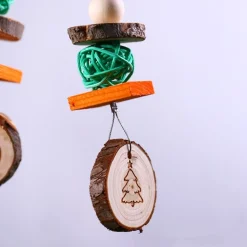 DOWNYPAWS - Boucles de perles en bois de pomme pour rongeurs type b