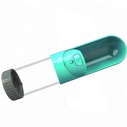 DOWNYPAWS - Bouteille d'eau portable pour voyage et animaux de compagnie - fontaine à boire avec filtre, fourniture d'extérieur