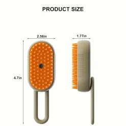 DOWNYPAWS - Brosse à vapeur universelle pour chats et chiens (2 pièces)