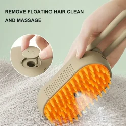 DOWNYPAWS - Brosse à vapeur universelle pour chats et chiens (2 pièces)