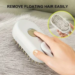 DOWNYPAWS - Brosse à vapeur universelle pour chats et chiens (2 pièces)