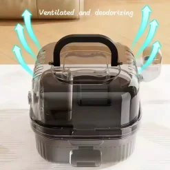 DOWNYPAWS - Cage extérieure portable pour hamster, écureuil planeur en sucre et ours doré - fournitures petits animaux