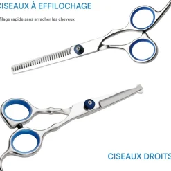 DOWNYPAWS - Ciseaux de toilettage pour chien