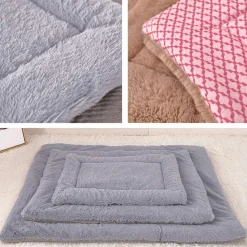 DOWNYPAWS - 75*50cm coussin de lit pour chien,réversible,velours côtelé